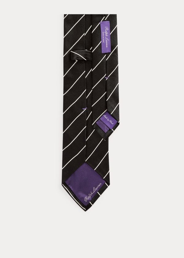 Men's Ralph Lauren Striped Silk Satin Ties | 795086LVW